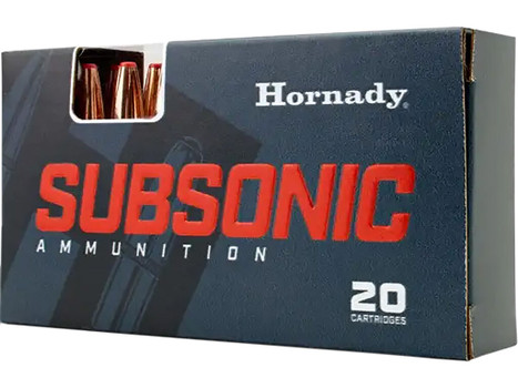 Hornady 82742 Subsonic Rifle 45-70Gov 410gr Sub X 20 Per Box/10 Case