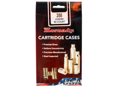 Hornady 87296 Unprimed Cases Cartridge 350 Legend Rifle Brass