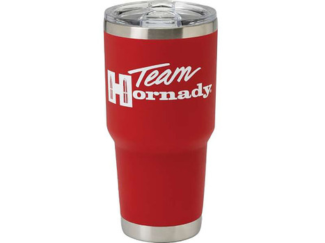 Hornady 99134 Team Hornady Tumbler Red Stainless Steel 30 oz