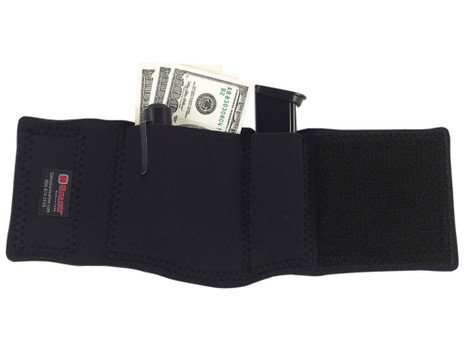 Galco CAS Ankle Safe Fits Springfield SA-35 13" Hook & Loop Mount Black Neoprene