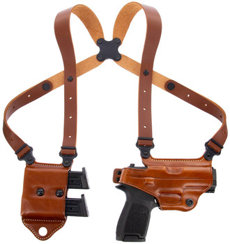Galco MCII870 Miami Classic II Shoulder System Tan Full Grain Leather UPC: 601299028975