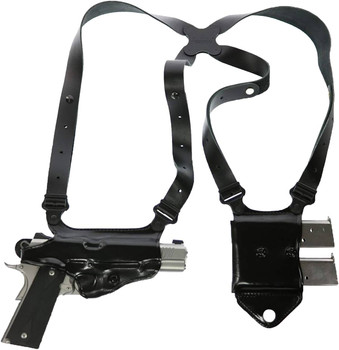 Galco MCII870B Miami Classic II Shoulder System Black Full Grain Leather UPC: 601299028982