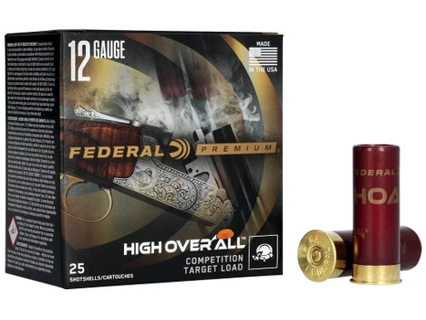 Federal HOA12HC18 Premium High Over All 12Gauge 2.75" 1oz 8Shot 25 Per Box/10 Case