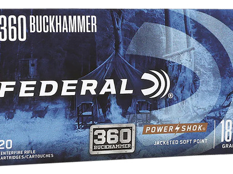 Federal 360BHAS Power-Shok Buckhammer 360Buckhammer 180gr Soft Point 20 Per Box/10 Case