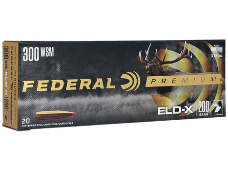 Federal P300WSMELDX1 Premium ELD-X 300WSM 200gr 20 Per Box/10 Case