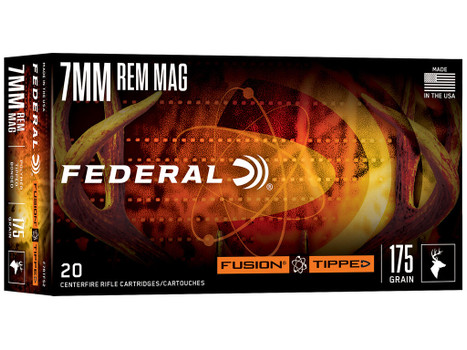 Federal F7RTFS2 Fusion 7mm 175gr Bonded Soft Point 20 Per Box/10 Case
