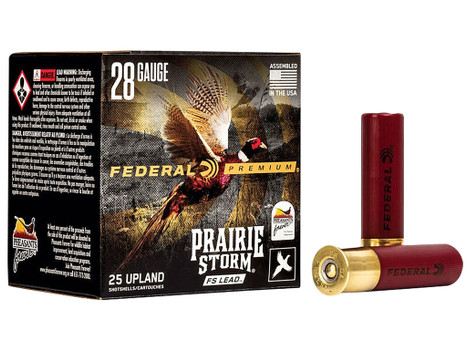 Federal PFX285FS6 Premium Prairie Storm FS 28Gauge 3" 7/8oz 6Shot 25 Per Box/10 Case