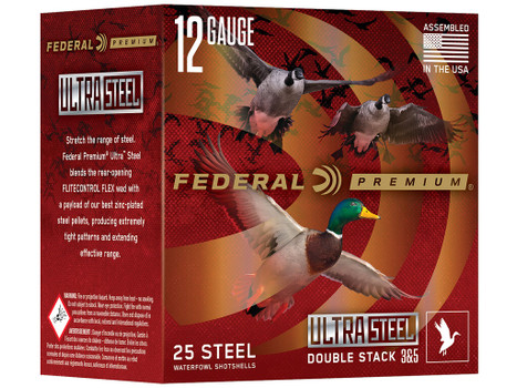 Federal PWUX1422 Premium 12Gauge 3" 1 1/4 oz 2 Shot 25 Per Box/10 Cs