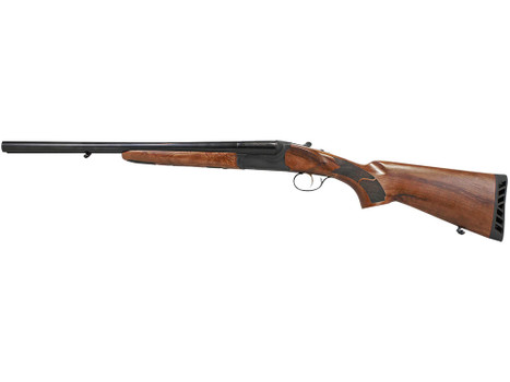 Iver Johnson Arms IJ800-20 IJ800 12 Gauge Break Open 3" 2 Shot 20" Black Side By Side Barrel, Black Steel Receiver, Fixed Walnut Wood Stock, Ambidextrous