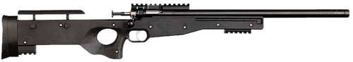 Crickett KSA2150-BLK Precision  Full Size 22 LR Single Shot 16.10" Blued Threaded Bull Barrel, Blued Crickettinny Rail Steel Receiver, Black Synthetic Adj LOP Stock UPC: 611613221500