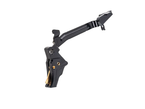 Tyrant CNC TDGTRIG34BLACKGOLDBAR I.T.T.S Trigger/Bar Black/Gold Fits Glock Gen3-4