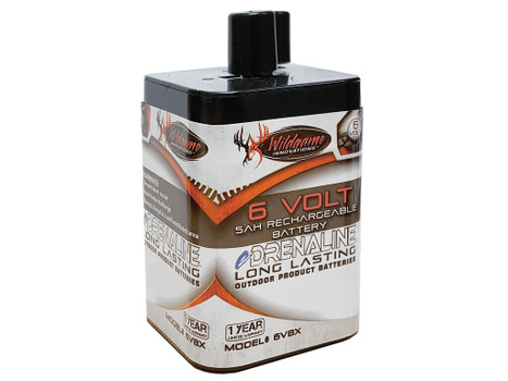 Wildgame Innovations WGIWGIBT0014 Spring Style Rechargeable Battery Black/Tan 6.0 Volts 5 mAh