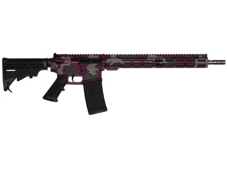 Great Lakes Firearms GL15223SSMMAN AR-15 Mission 223 Wylde 30+1 16", Manhattan Camo Rec/15" M-Lok Handguard, Black Carbine Stock & A2 Grip, Muzzle Brake