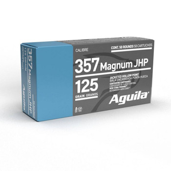 CASE OF 10 AMMO 357 MAGNUM JHP 125GR 50/BX UPC: 640420016726