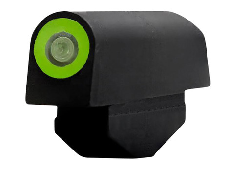 XS Sights RV0003N4G Standard Dot Revolver Front Sight-Smith & Wesson Black | Green Tritium Green Outline Front Sight