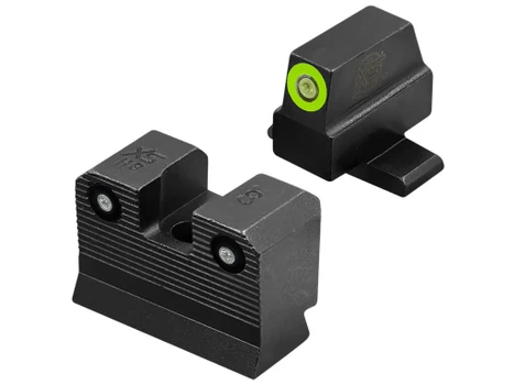 XS Sights SIR203P6G R3D 2.0 Night Sight Set Green Tritium Fron/ Black Oxide Frame, Fits Sig/Springfield/FN 509