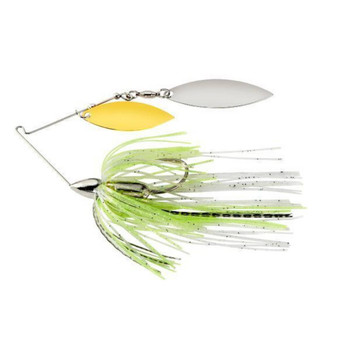 WE GLD DBL WIL SPINNERBAIT WHT GLD UPC: 657139101018
