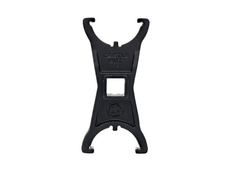 Wheeler 1199468 Castle Nut Crowfoot Wrench Black Steel