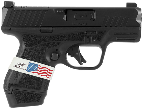 Kimber Mfg, Inc 3800004 R7 Mako Liberty Sub-Compact Frame 9mm Luger 13+1 3.37" Black DLC Match Grade Barrel, Black FNC Nitride Optic Ready/Serrated Stainless Steel Slide, Black Polymer Frame          