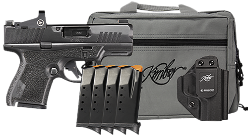 Kimber Mfg.,inc 3800027 R7 Mako OI Bundle 9mm 10+1 3.37" FNC Stainless Steel Slide Molded Stippling Crimson Trace CT-1500 Optic                                                                         