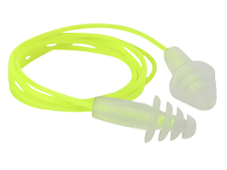 Radians FP43HVBP3 Resistor Flanged Earplugs Thermoplastic 27dB Yellow/Clear 3Pair