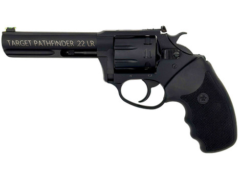 Charter Arms 12242 Pathfinder Target Lite 22 LR 8rd 4.20" Black Frame w/ Black Rubber Grip