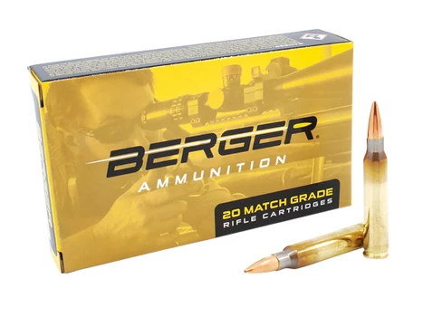 Berger Bullets 23020 Target Rifle 223Rem 73gr Boat Tail 20 Per Box/10 Case