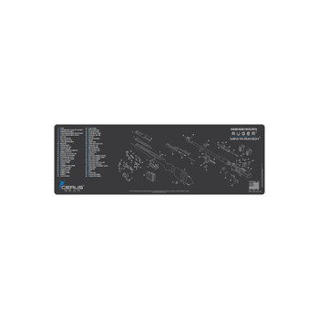RUGER MINI 14 RANCH SCHEMATIC CHAR GRAY UPC: 681565035173
