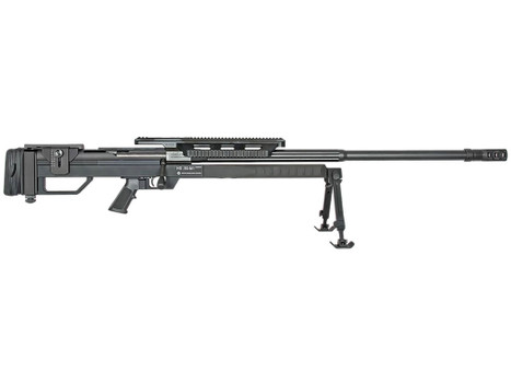 Steyr Arms 610551 HS 50 M1 50 BMG 5+1 35" Black Steel Barrel, Black Mannox Picatinny Rail Steel Receiver, Black Synthetic Adj Chassis Stock, Black Polymer Grip