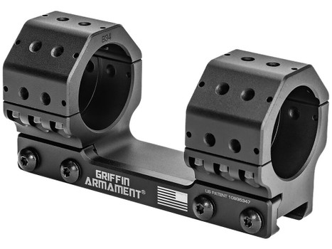 Griffin Armament GSM135H34MM GPM Scope Mount/Ring Combo Black 34mm Tube