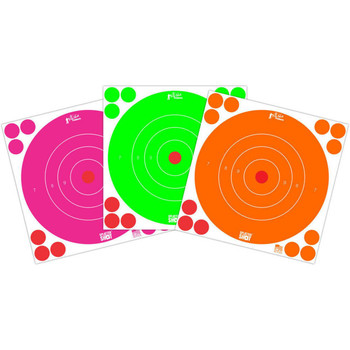 8IN BULLSEYE HIGH VIS TARGETS 6 PK UPC: 709779909964