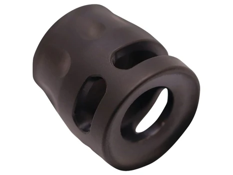 True Precision Inc TPSMICROBC Micro Compensator S-Type Black DLC 416R Stainless Steel 1/2"x28 Threads 9mm/380 ACP