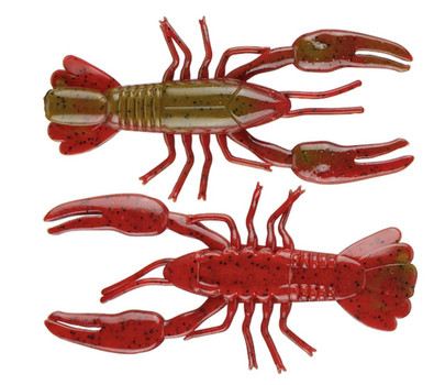 YUM NED CRAW 2"-GRN PMPKN/RD 8PK UPC: 719339119566