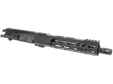 TacFire BU-556-10 Pistol Upper Assembly 5.56x45mm NATO Caliber with 10" Black Nitride Barrel, Black Anodized 7075-T6 Aluminum Receiver & M-LOK Handguard for AR-Platform Includes Bolt Carrier Group