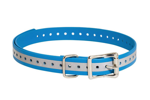 SPRTDOG 3/4" BLUE REFLECTIVE COLLR UPC: 729849143715