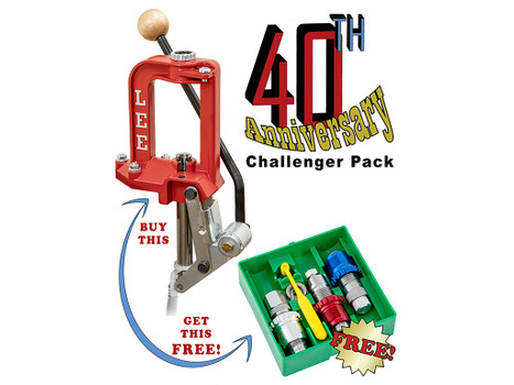 Lee Precision 92130 Challenger Press 40th Anniversary w/Breech Lock 38 special Dies