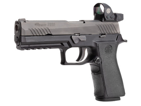 Hogue 17680 Wrapter Adhesive Grip made of Rubber with Black Finish & Grain Texture for Sig P320 Full Size with Medium X Series Module