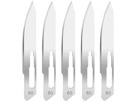 Hogue 35886 Expel Replacement Blades High Carbon Steel Blade #60 5 Blades