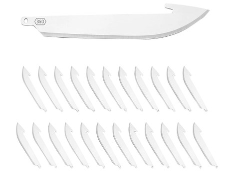 Outdoor Edge RR3524 Replacement Blades 350 24 Blades, Drop Point 3.50" 420J2 SS Blade