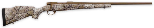 Weatherby VAP65PPR4T Vanguard Badlands 6.5 PRC 3+1 24"  Burnt Bronze Cerakote #2 Threaded Barrel, Drilled & Tapped Steel Receiver, Badlands Approach Camo Monte Carlo w/Raised Comb Synthetic Stock UPC: 747115456635