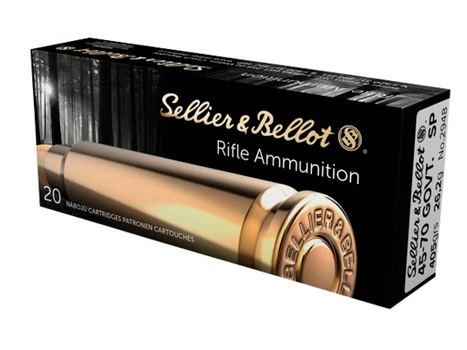 Sellier & Bellot SB4570A Rifle 45-70Gov 405gr Soft Point 20 Per Box/12 Case