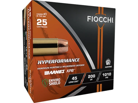 Fiocchi 45LCBA Hyperformance 45Colt 200gr XPB 25 Per Box/8 Case