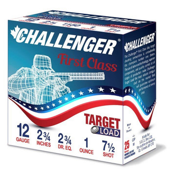 Challenger First Class Target Load 12ga #7.5 UPC: 773622402575