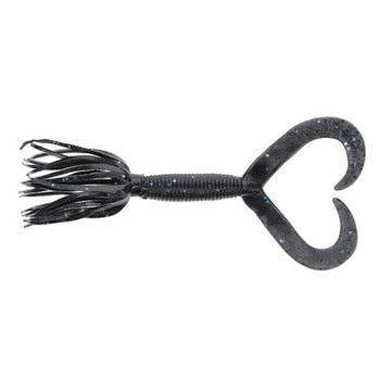 4"" Double Tl Hula Grub Blk/blu Flk UPC: 783670034864