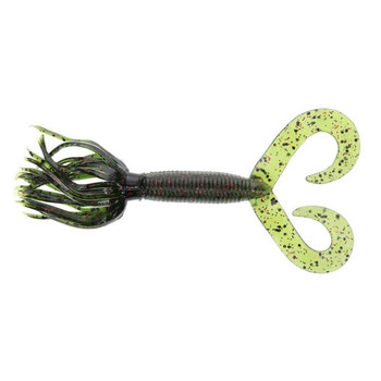 4"" Double Tl Hula Grub Wtm/blk&red UPC: 783670035427