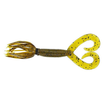 4"" Double Tl Hula Grub Grn Pmk/blk UPC: 783670048410