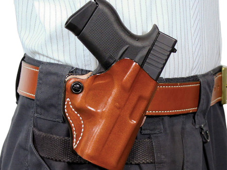 DeSantis Gunhide 019TA9YZ0 Mini Scabbard OWB Tan Sig Sauer P365 w/Red Dot Right Hand