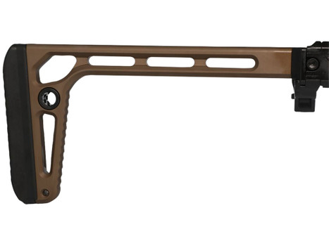 Sig Sauer 8901268 Minimalist Plus Coyote Brown Aluminum Fits Sig MPX Fits Sig MCX Folding 9" OAL