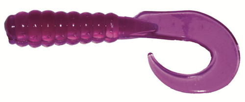 BB 2" CURL TAIL GRUB PURPLE 10 PK UPC: 805104002123