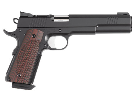 Dan Wesson 01793 Bruin 10mm Auto 8+1 6" Stainless Steel Barrel, Black Nitride Optic Ready/Serrated Steel Slide, Black Duty Stainless Steel Frame w/Beavertail, G10 Grip